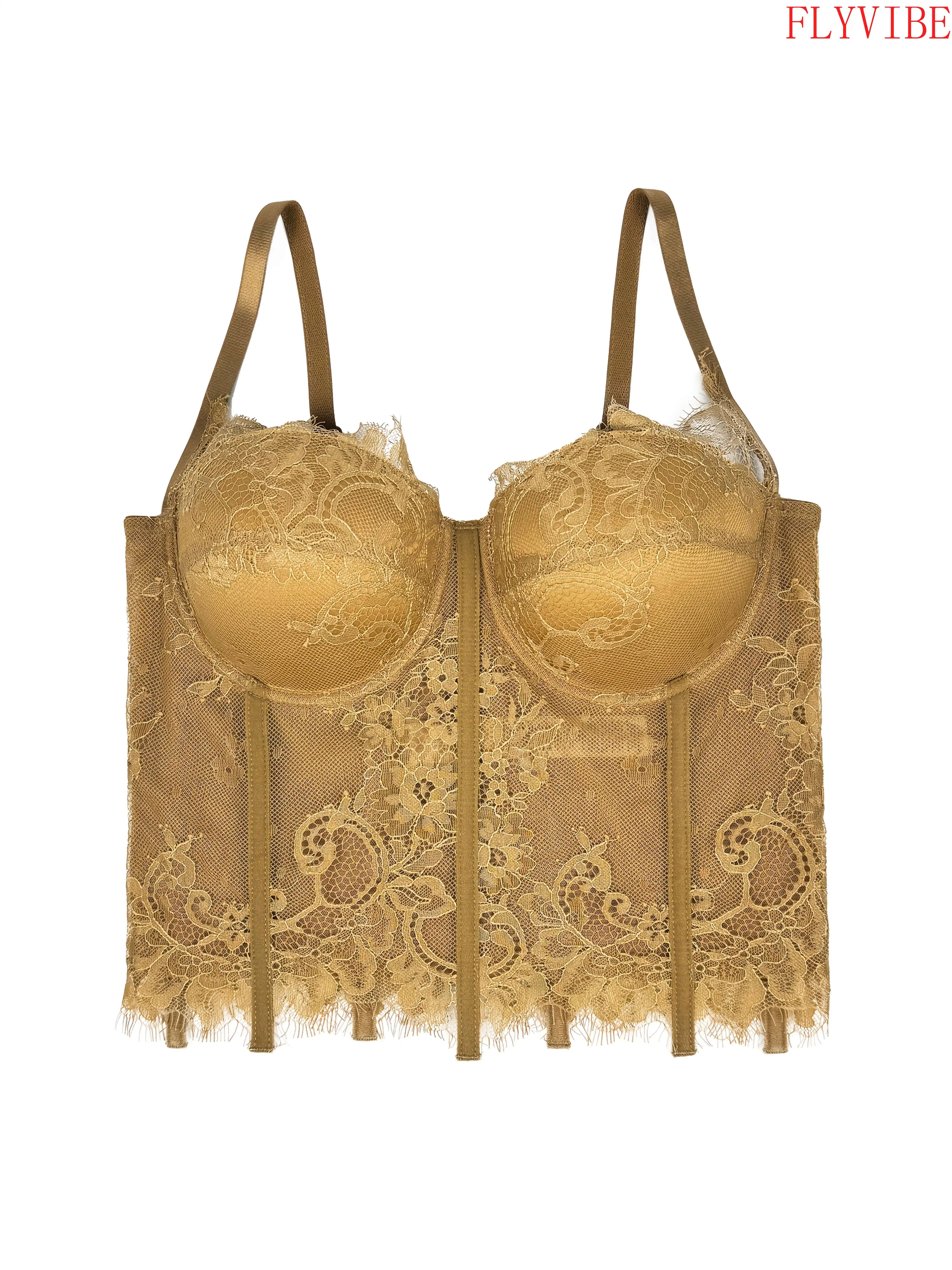 Women Fashion Vest - Women Elegant Lace Camisole Vest Fishbone