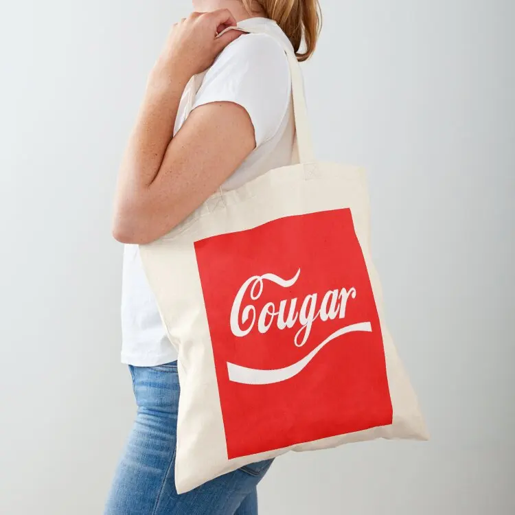 

COUGAR Tote Bag Woman shopper bag custom canvas bag cute pouch Cloth bags