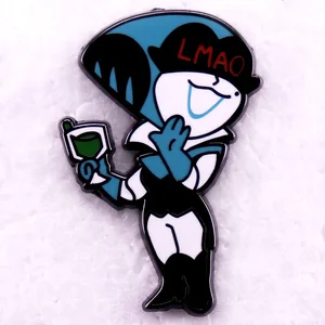 Lao-Senvalt trâm Pin, nhân vật trò chơi Chibi, trang trí trang sức, trâm cài 8 Bán hàng LMAO chính - №2
