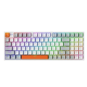 Machenike K500W Keyboard Mekanis Nirkabel Hot Swap Tri-Mode 94 Tombol Keyboard Gaming dengan Lampu Latar RGB untuk Laptop Gamer PC 10 pemrograman keyboard penjualan terbaik - №