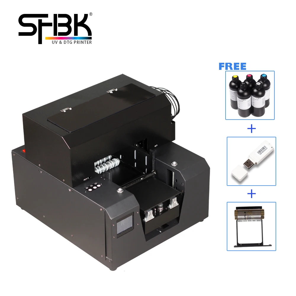 Newly upgraded auto Infrared adjustment A4 UV DTF printer flat object painter and custom printing