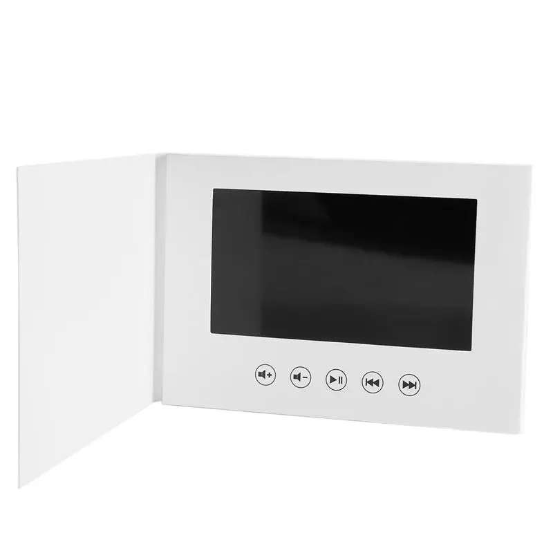 

3X 7 Inch New Video Brochure Cards For Presentations Digital Advertising Player 7 Inch Screen Video Greeting New