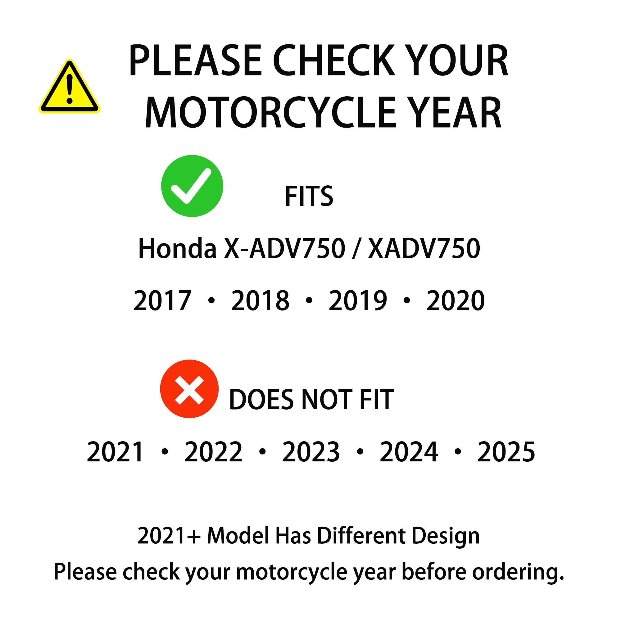 Black Motorcycle Windscreen Fit for Honda X ADV 750 XADV 750 2017 - 2020 X-ADV750 X ADV 750 2018 2019 Visor Deflector Windshield