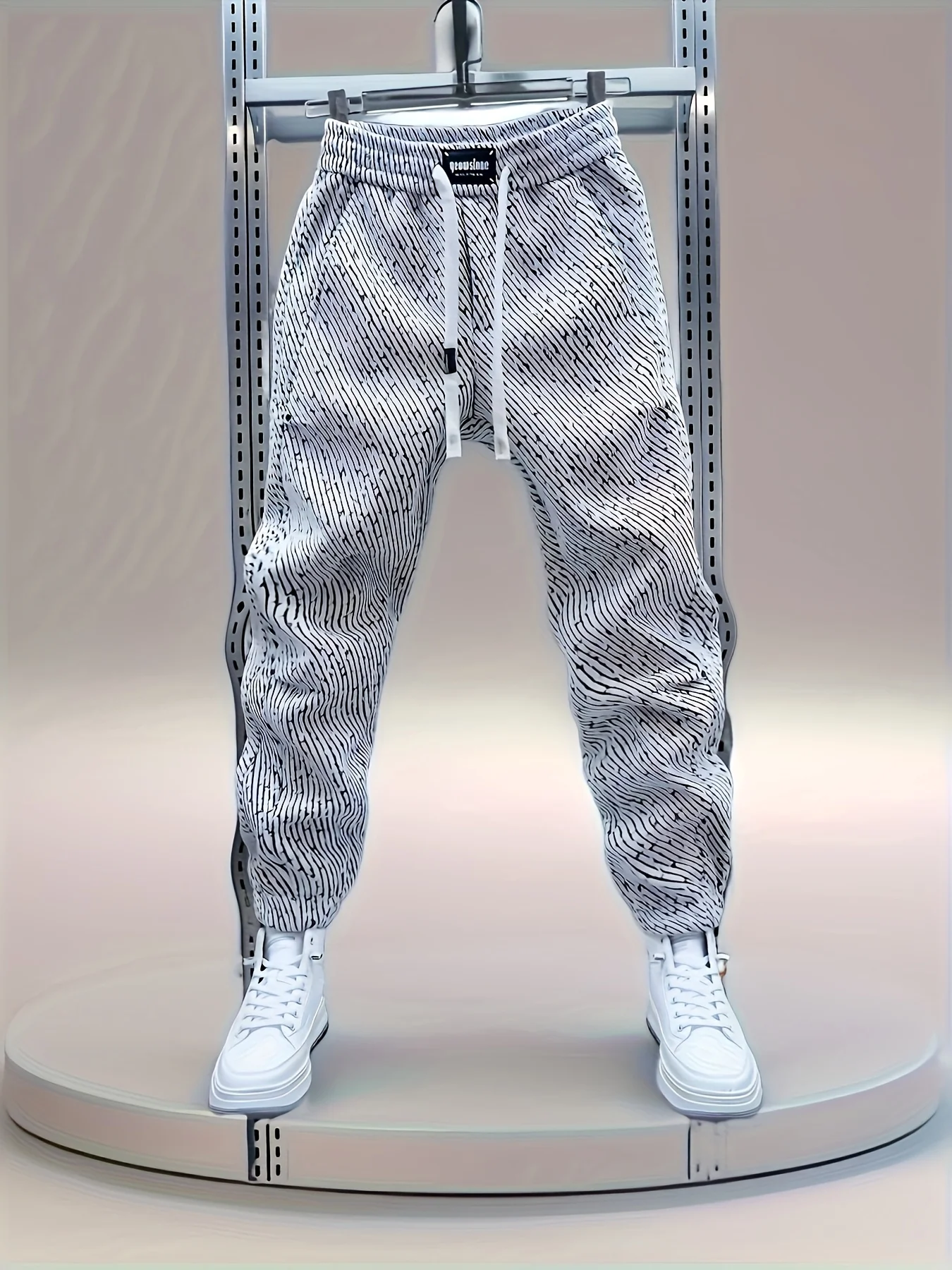 Nouveaux pantalons à la mode pour hommes, pantalons polyvalents décontractés, pantalons à la cheville à ceinture élastique, pantalons chauds d'automne et d'hiver, sports tendance