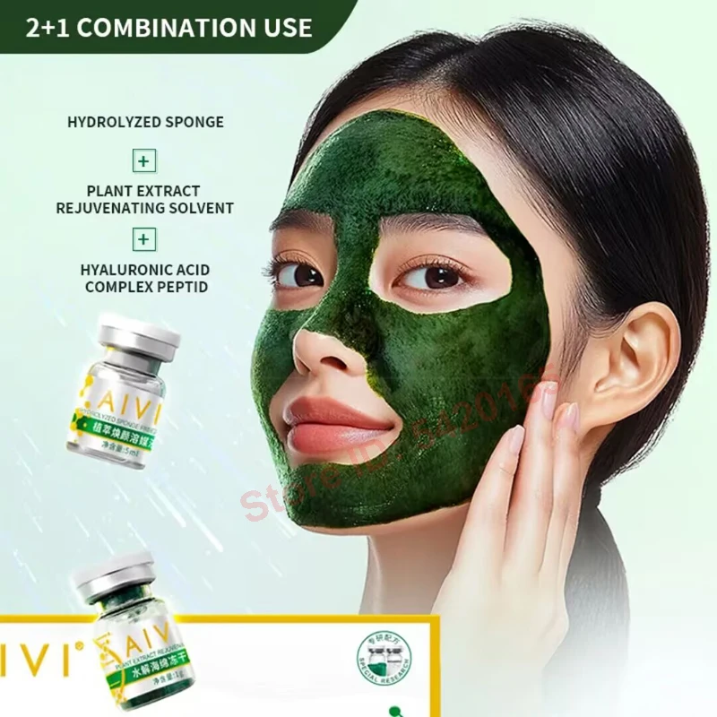 Powerful Seaweed-Based Skin Repair Formula Lnfused With Hydrolyzed Sponge And Spirulina Extract Whitening And Moisturizing