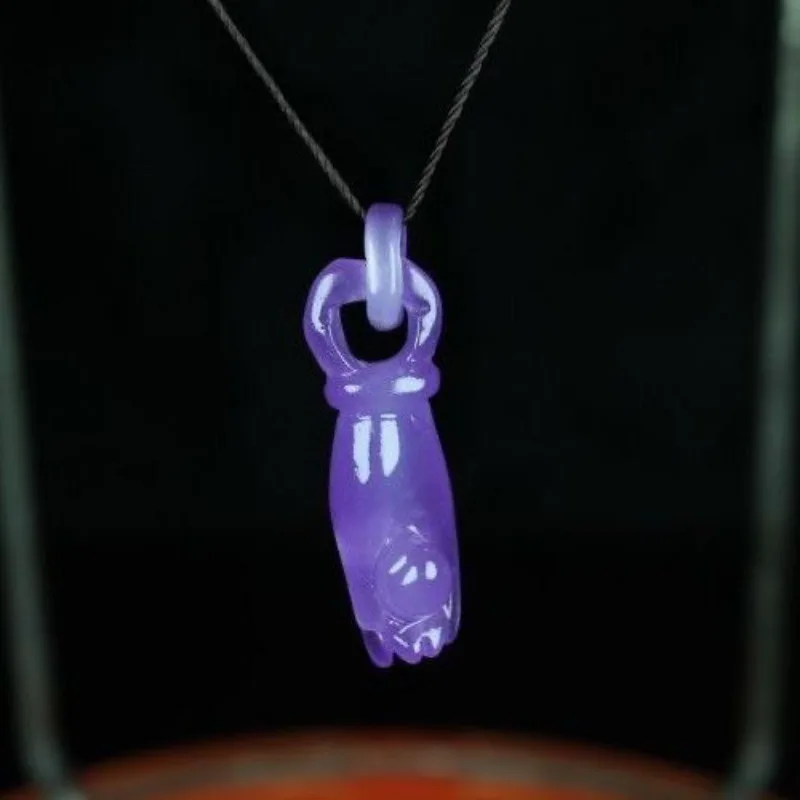 

Violet Pocket Pearl Pendant Pendant Men's and Women's Purple Pendant Pendant