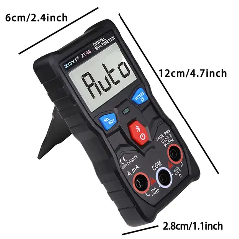 ZT-5B Digital 6000 siffror Professionell Analog Multimeter AC/DC Ström Spänning Mini Testare True RMS Bluetooth Multimeter 8 best sales Bluetooth-multimeter - №6