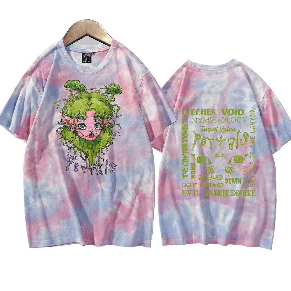 Melanie Martinez Portals Fashion Tie Dye T-Shirt Harajuku Hip Hop Men Women T Shirt