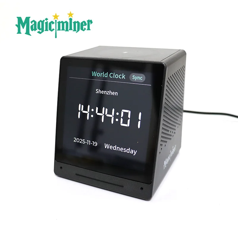 Magic Miner MO01 770K Bitcoin Solo Miner with Wireless Charging Appointment Scheduling Cryptocurrency Price Tracker Lucky Miner