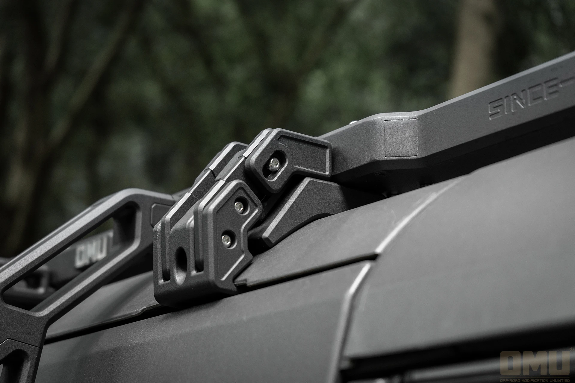 رف سقف ألومنيوم أسود من OMU لحامل سقف برونكو لرف أمتعة سقف برونكو من مايكر #2