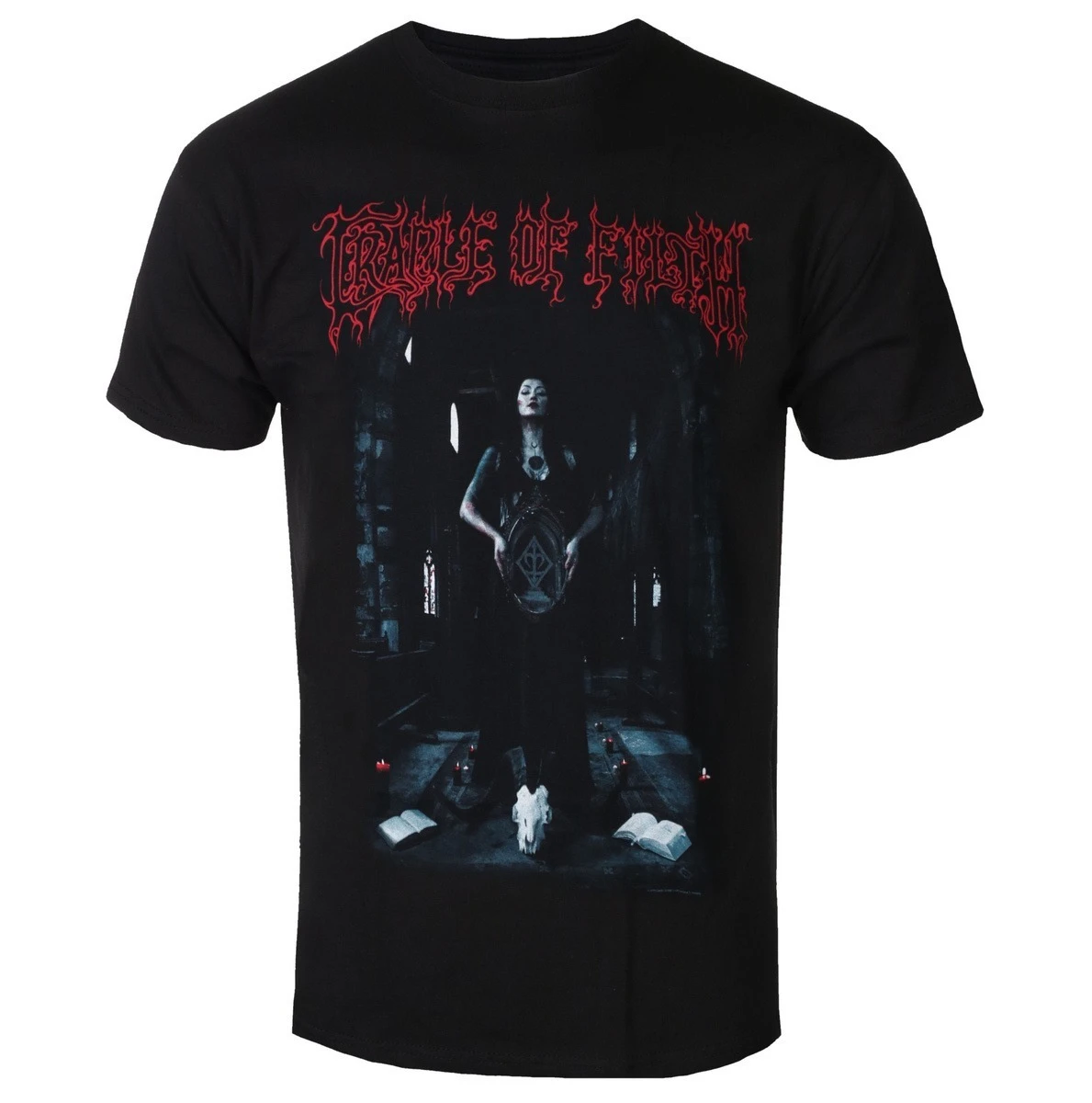 

CRADLE OF FILTH SOFIA CHURCH Clothing Pattern Printing Summer Luxury Brand Cotton Men's and Women's T-Shirts Short Sleeves