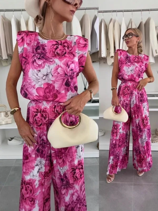 

Contemporary Pants Artfully Pleated Highwaist Pants Flowing Draped Lightweight Pants Comfortable Relaxed Wide Trousers