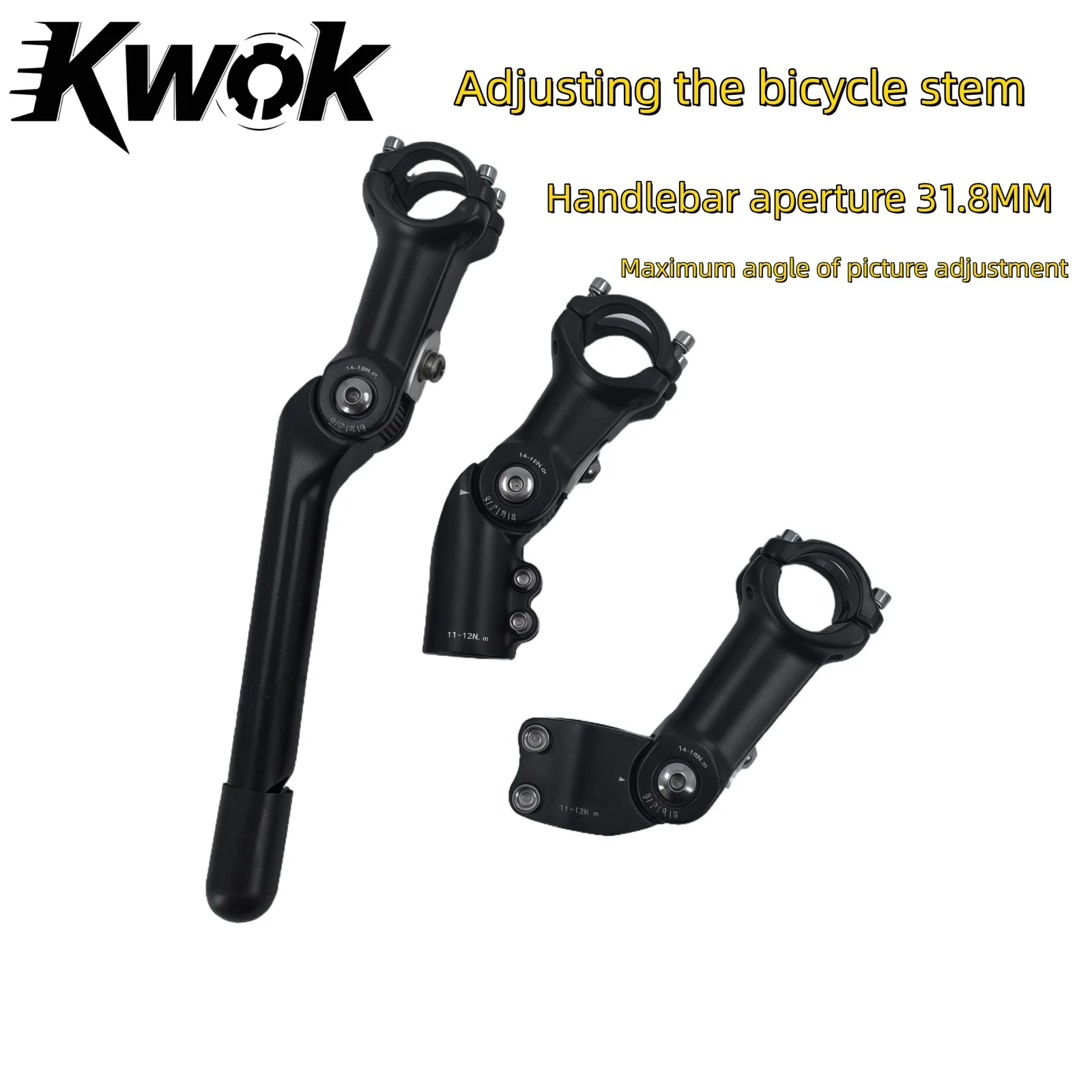 

Adjustable Bicycle Stem Quill-Stem Riser Aluminum Alloy Handlebar Stem 31.8*25.4/28.6mm ±30° Degrees MTB Road Folding Bike Stem