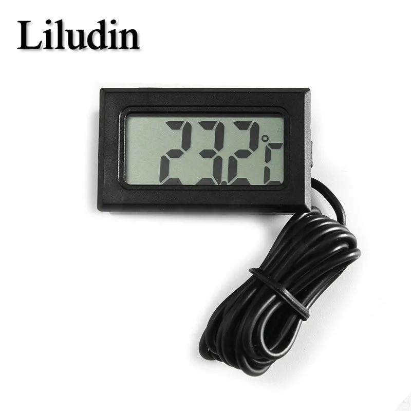 جهاز قياس الاستشعار عن درجة الحرارة الرقمية LCD صغير داخلي مريح مقياس الحرارة