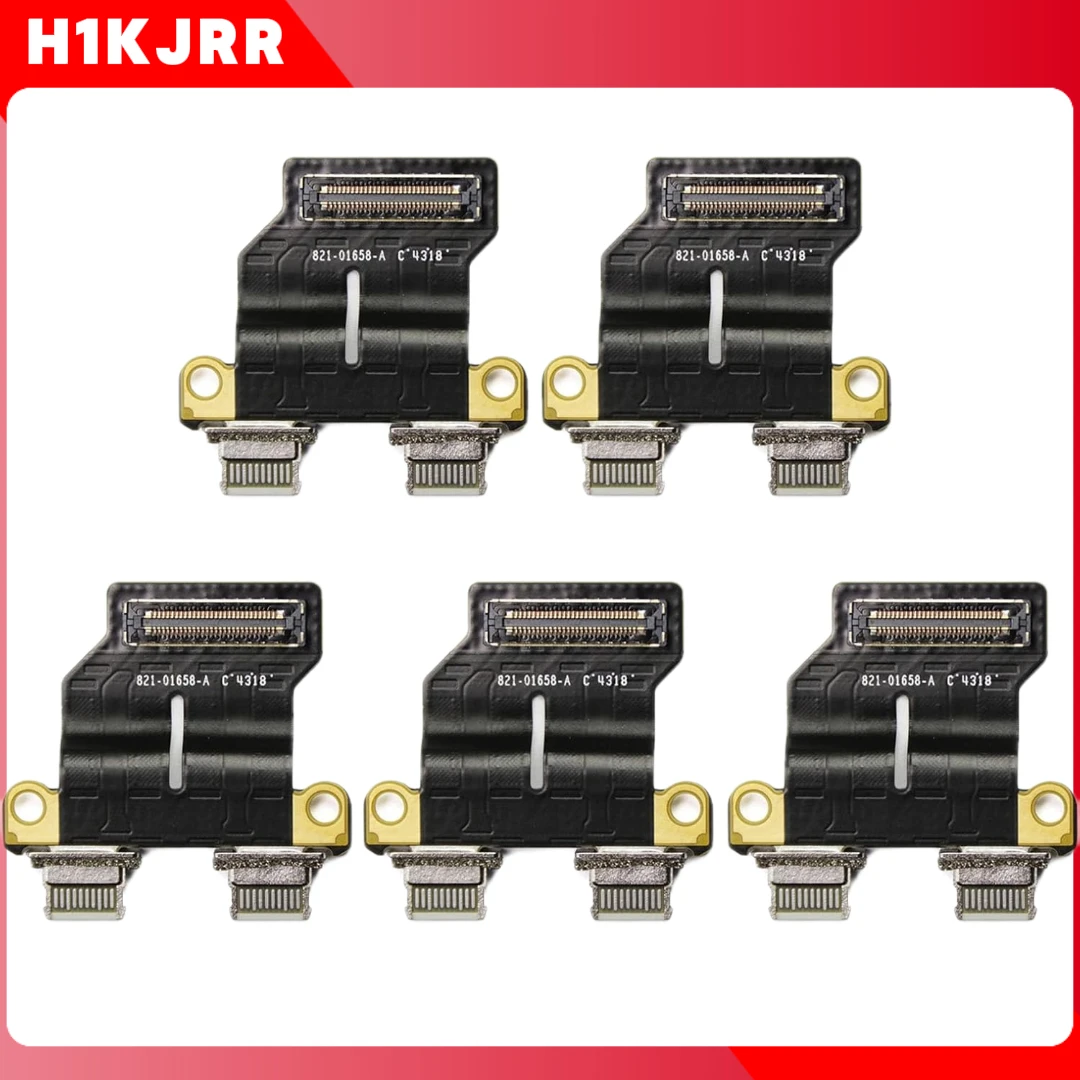 IPartsleader 5PCS/Pack A1932 A2179 A2337 DC Power Jack Connector I/O USB-C Type C Board Charging Port for MacBook Air 13' Retina