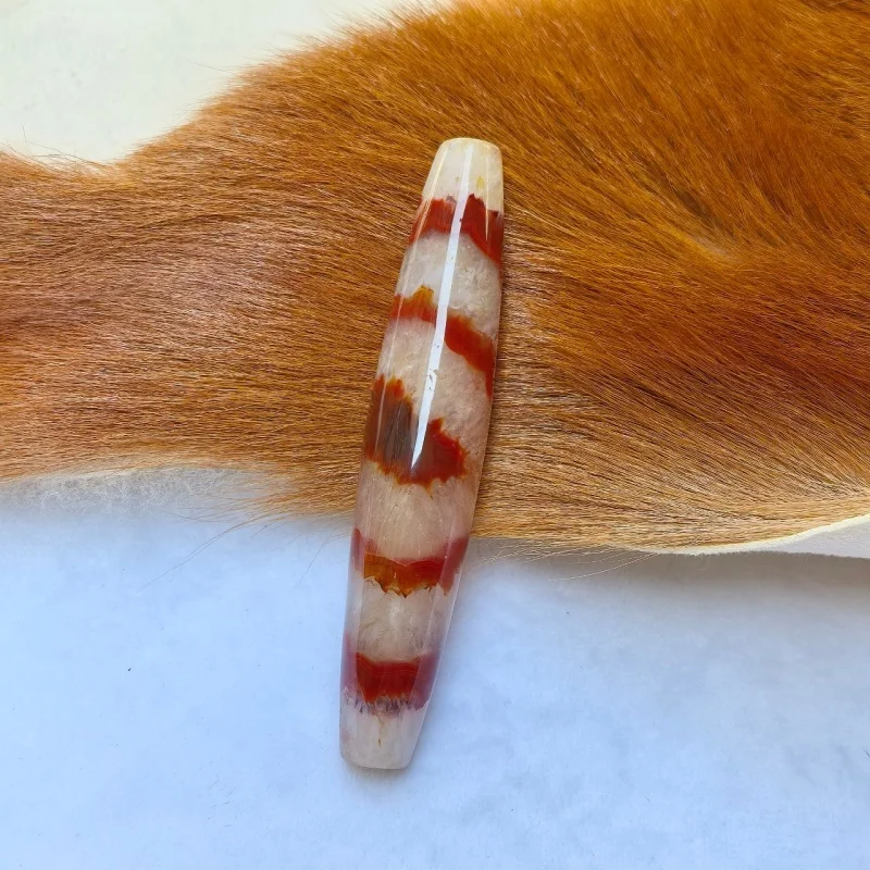 

Натуральные бусины из красного агата и белого кристалла, экзотические камни, мужские и женские украшения, ожерелья, кулоны, бесплатная доставка