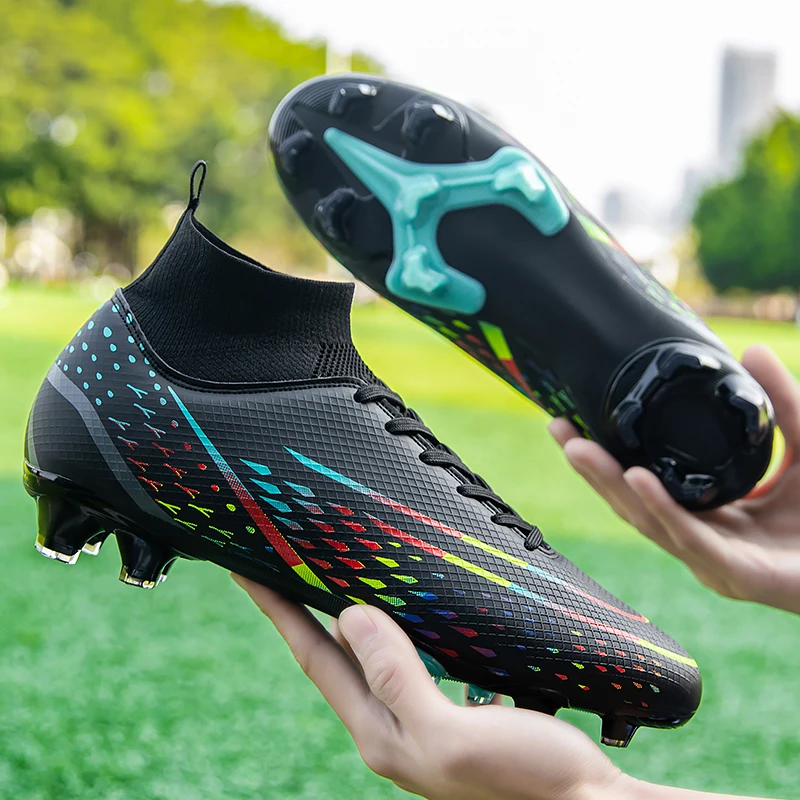 New Men Football Boots High-quality Soccer Shoes Soccer Cleats Professional Turf Training Shoes Ultralight Futsal Match Non-Slip