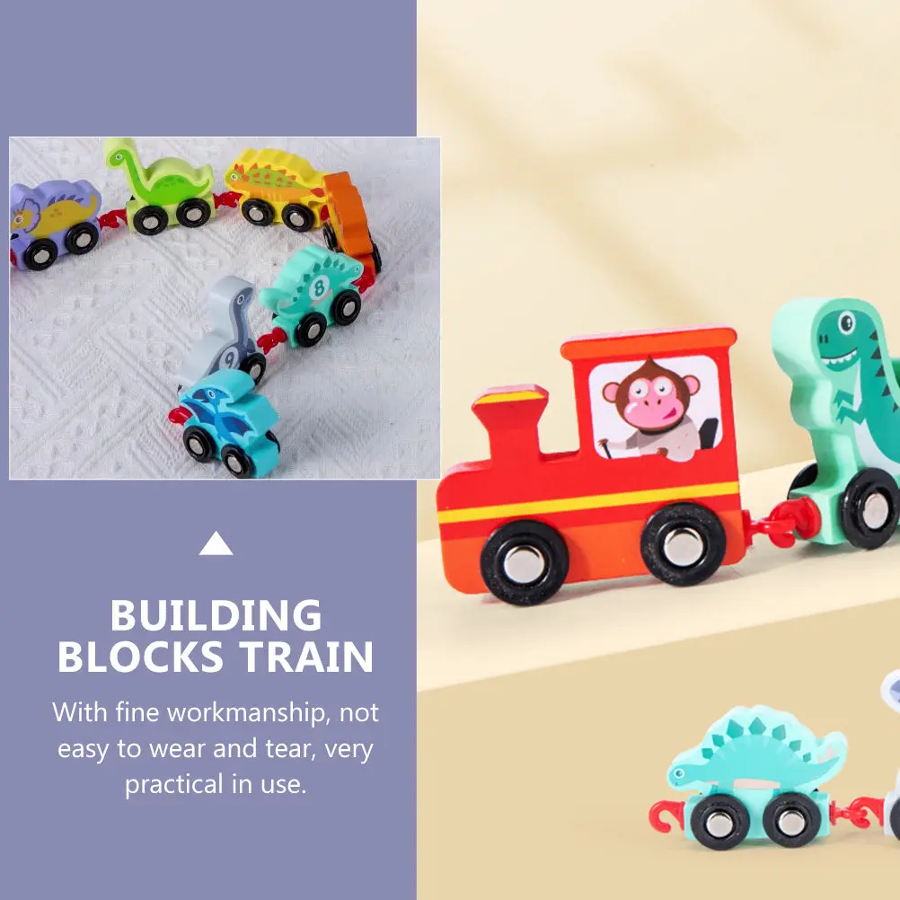 

Деревянный развивающий поезд-конструктор для детей: обучающая игрушка для изучения цифр и счета