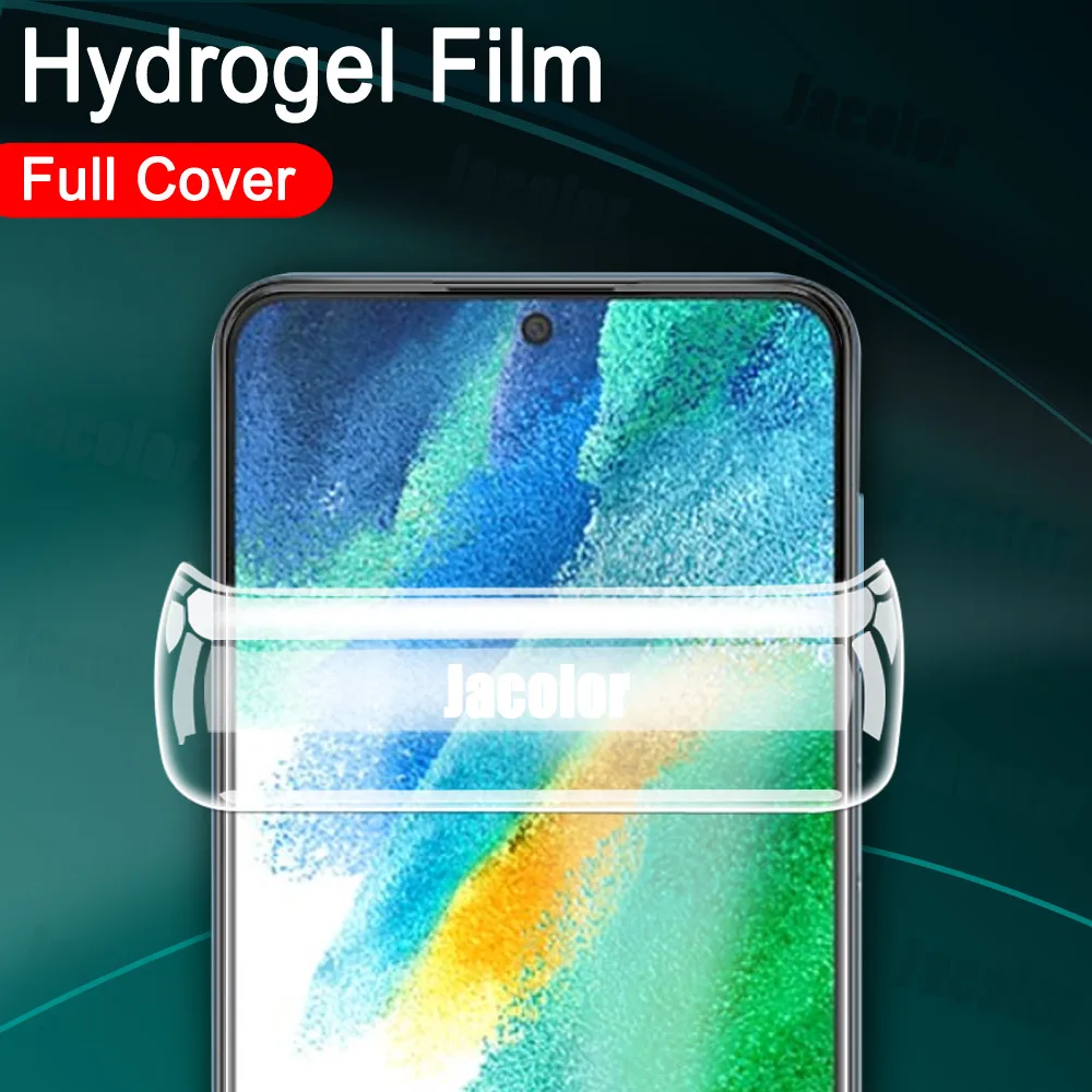 5PCS Hydrogel Safety Film For Samsung Galaxy S21 Fe Ultra Plus 5G Soft Protective Film S21Fe S21+ S 21 Soft Gel Film Not Glass