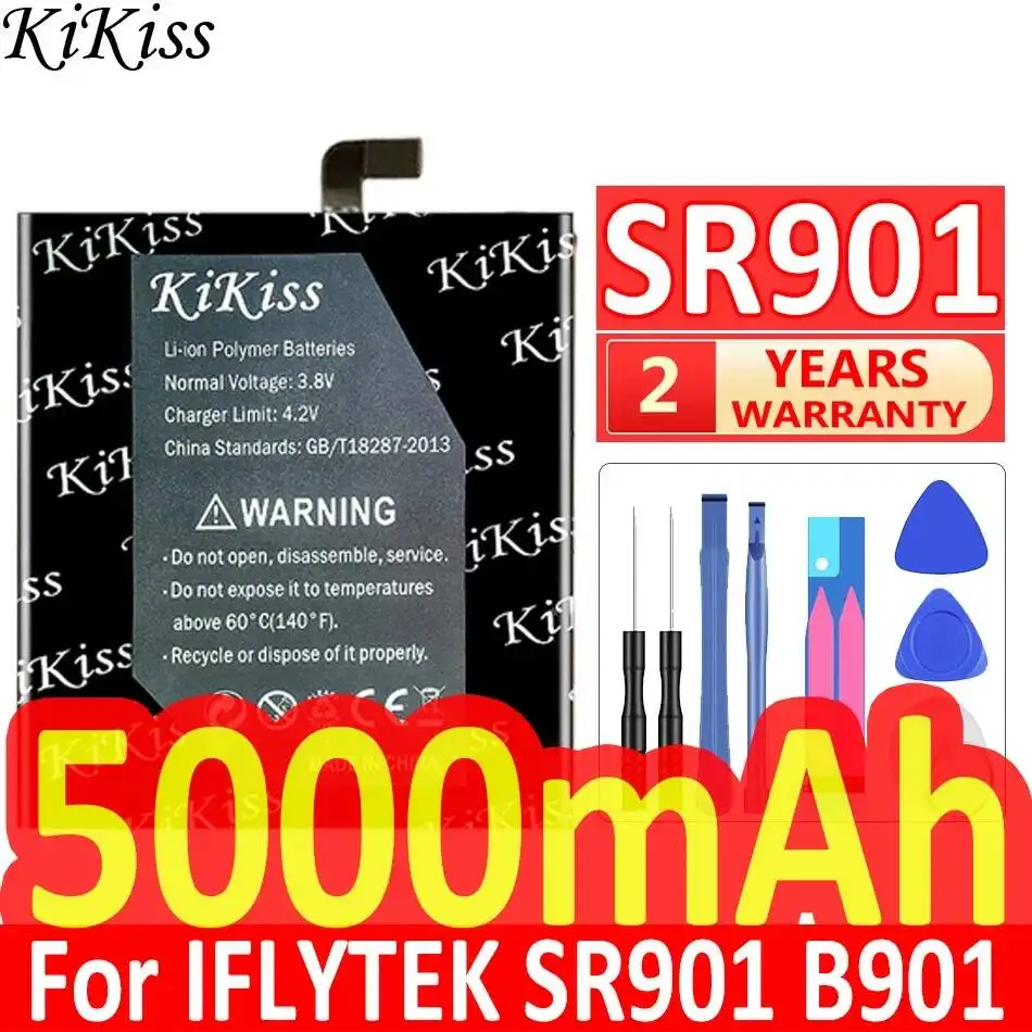 

High Capacity Safe 5000mAh For Iflytek Xunfei SR901 B901 Voice Recognition Device Battery