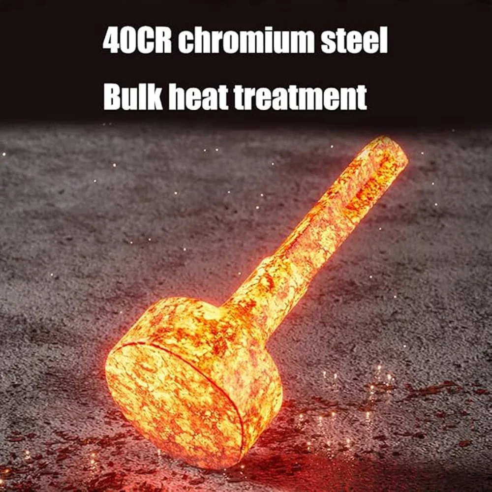 85mm Ground Rod Driver Heavy Duty - Forged Steel Drill Bit Hammer Attachment for Grounding Rods Fence Installation Wear Bits