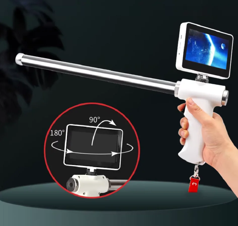 Upgrade Visual Endoscope Sperm Gun Artificial Insemination Device Animal Cattle Cow Artificial Digital AI Gun For Cow Goat Sheep