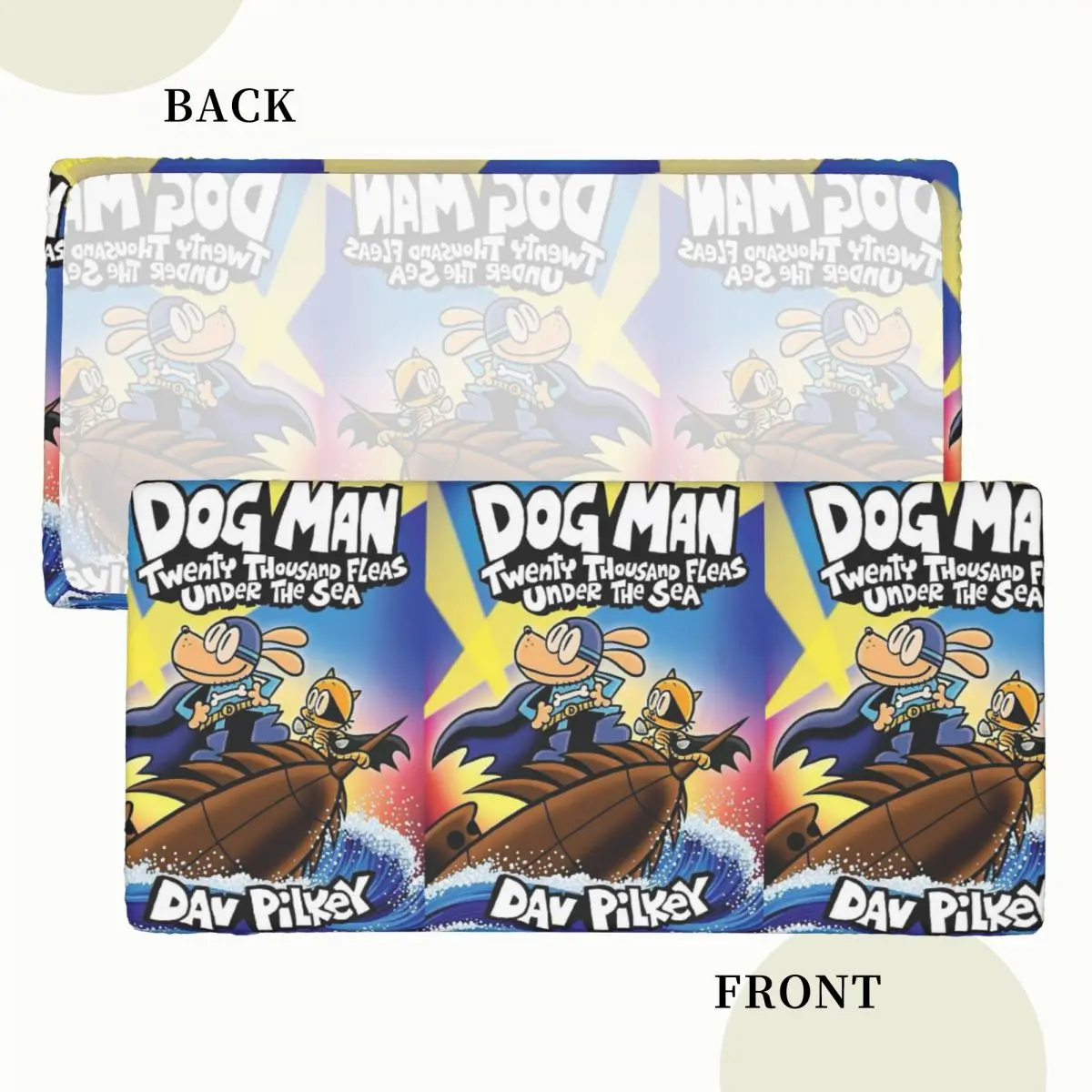 Dog Man Dogman Movie 2025 Comic Custom Rectangular Tablecloth Oilproof Table Cover for Festival Party Decorations Table Cloth