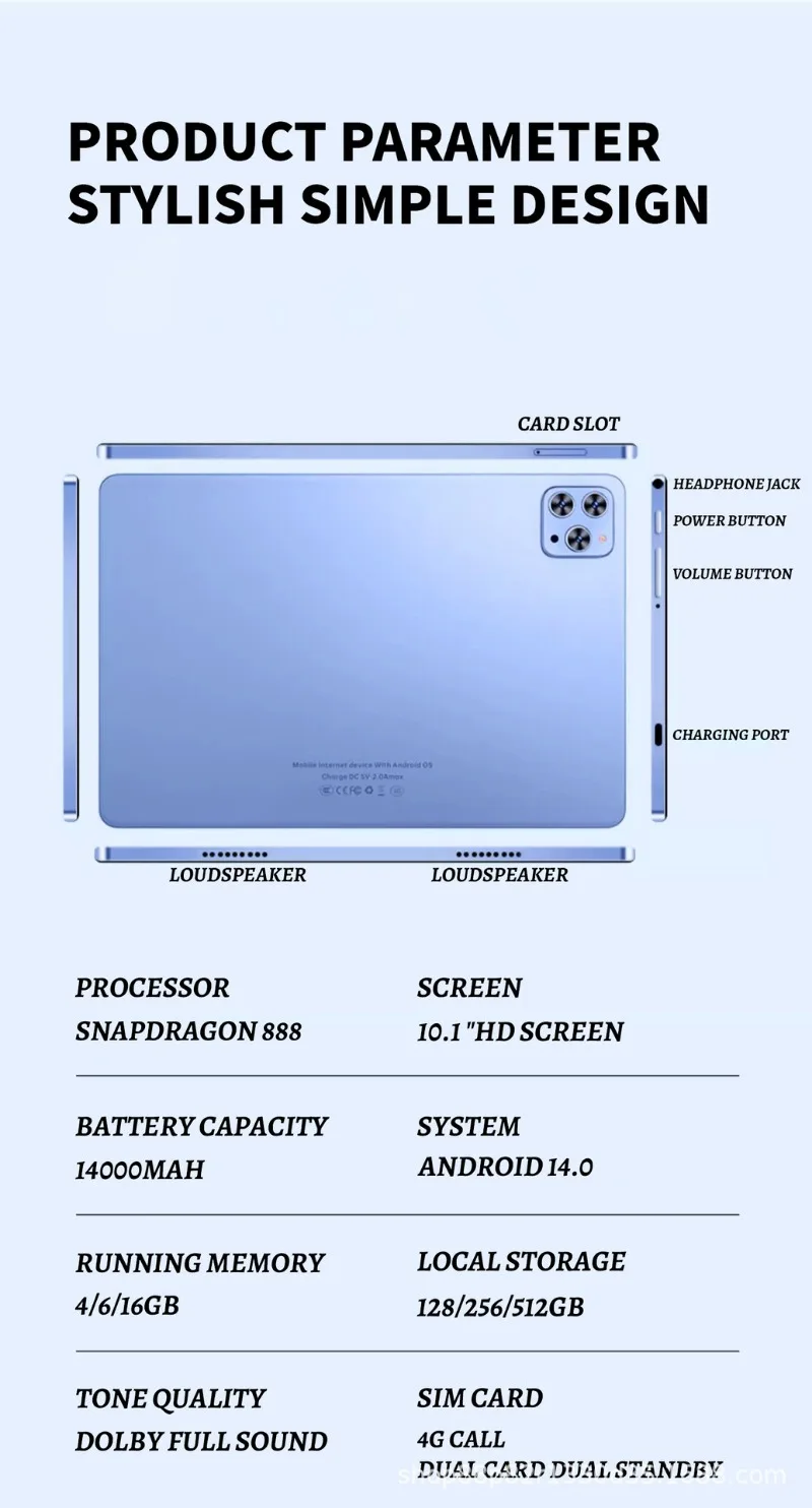 10.1 inch, can work and study, tablet computer