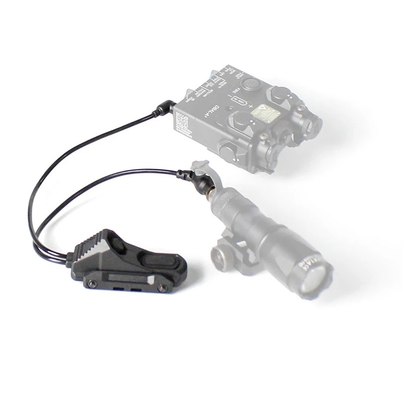 Dual control by wire MOD 3.5 PEQ SF mouse tail flashlight L3 real number interface dual function