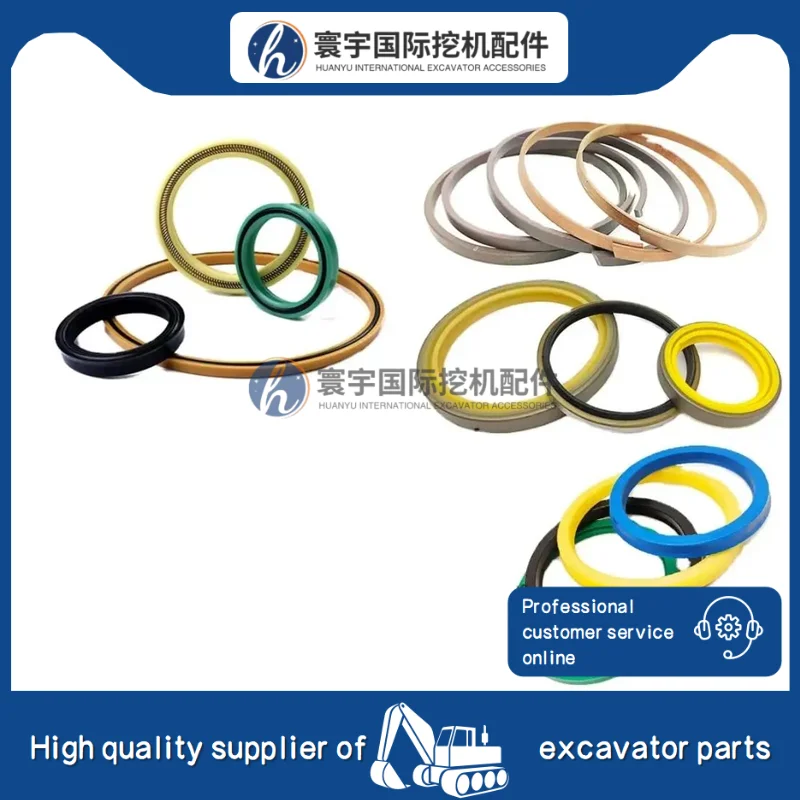 

401107-00214A 401107-00757 401107-00584 Комплект уплотнений цилиндра ARM, совместимый с Doosan DX340LC DX380LC DX400LC