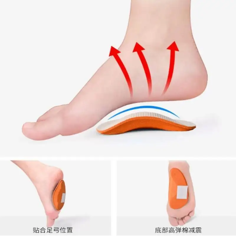 1 par masculino feminino pé valgus varus palmilhas esportivas inserções de sapato eva pés planos arco apoio almofadas ortopédicas para sapatos