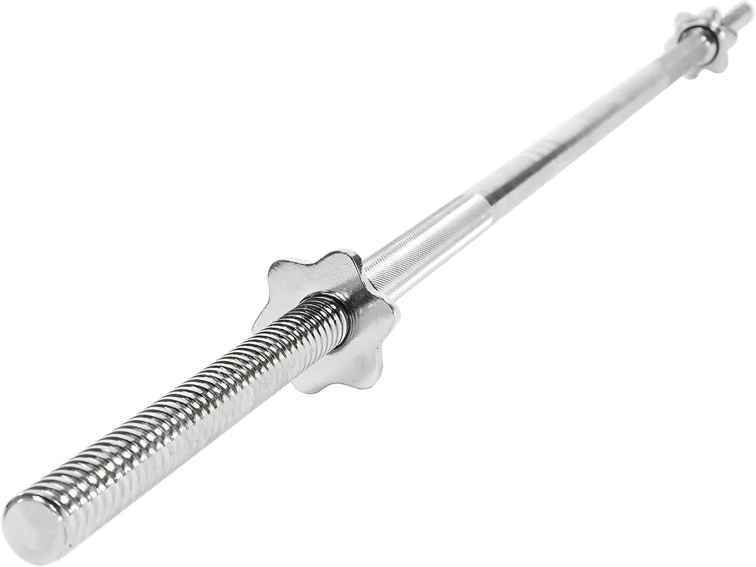 

60-дюймовая хромированная штанга для домашних тренировок всего тела, с подушкой из пеноматериала высокой плотности