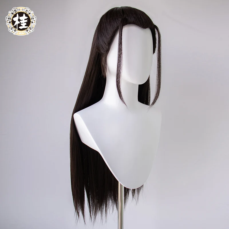 UWOWO Wei Wuxian peruka nieokieลznany Mo Dao Zu Shi serial telewizyjny Cosplay arcymistrz demonicznej uprawy wลosy na Halloween