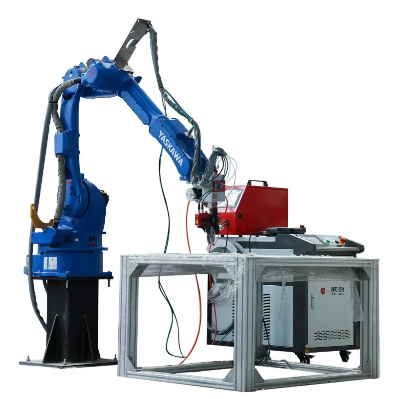 Portable 2000W   ic Arm    Welding Machine Core Components Fiber    Source Stainless Steel Aluminum Metal