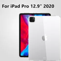 TPU Clear Case For iPad Pro 12.9 2020 Silicone Transparent Ultra Thin Cover ipad pro 12 9 4th generation case Coque Accessories