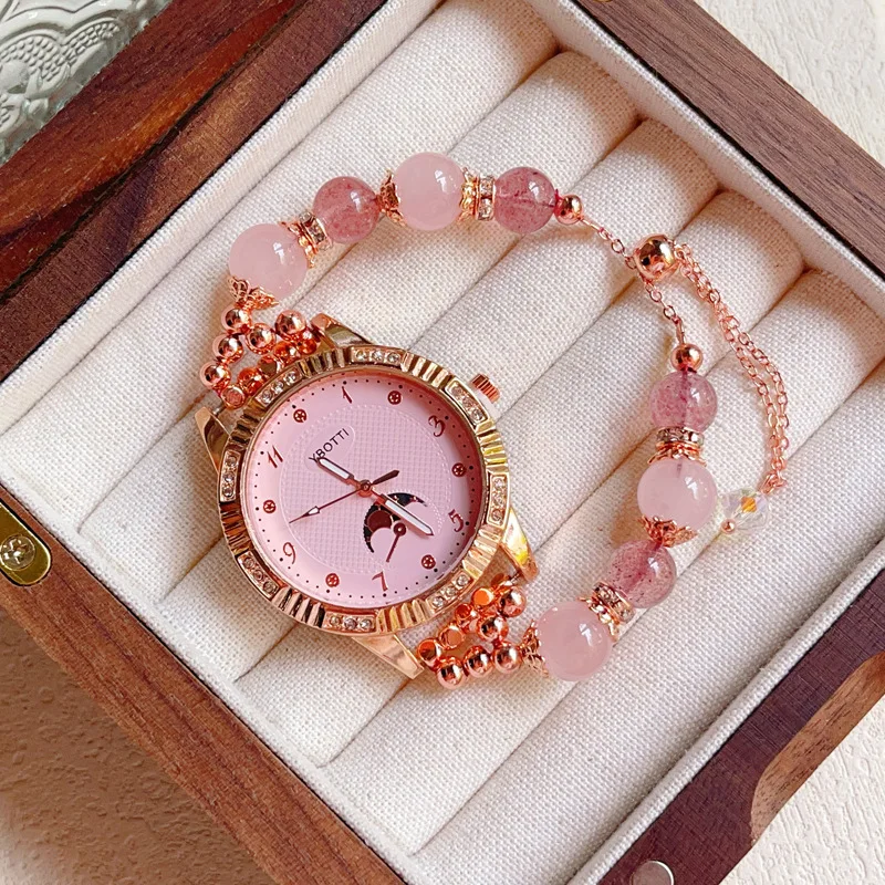 

Новые винтажные женские роскошные кварцевые часы со стразами золотого цвета и кристаллами, маленькие часы-браслет с круглым циферблатом, женский подарок