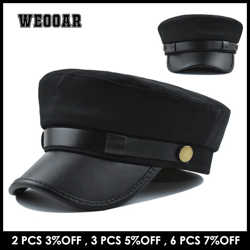 Vintage Militaire Baret Hoeden Voor Vrouwen Mannen Navy Cap 2022 Stijlvolle Herfst Winter Britse Stijl Outdoor Reizen Platte Piekte Caps 374