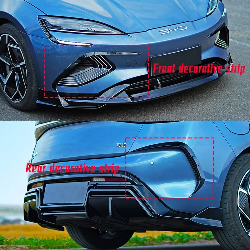 Exclusive for BYD SEAL EV 2023 -2024 Premium Front and Rear Bumper Air Intake Protection  Decoration Accessories