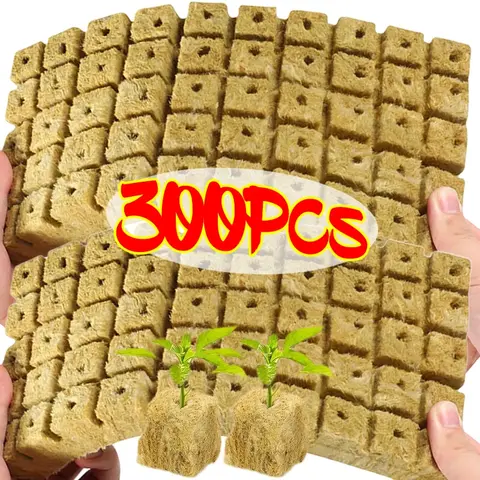 스폰지 블록 스타터 플러그 암석 양모 성장 큐브 씨앗 스타터 심기 큐브 수경법 절단 식물 전파 성장 공급