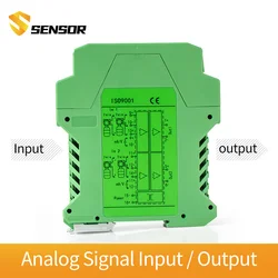 Analog DC Signal Isolation Transmitter 0-10v 4-20mA Analog Signal Isolator Multi-input OutputGalvanic Signal Isolation Converter