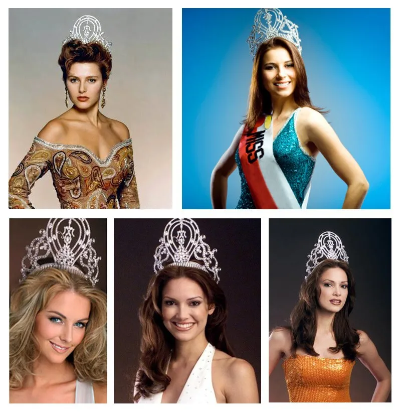 Himstory-corona ajustable de MISS UNIVERSE, diadema grande de círculo completo, MIKIMOTO (1963-2001), 2002-2007