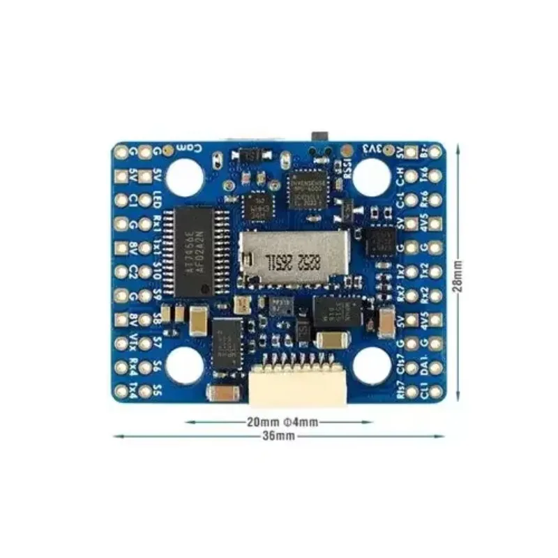 TOPesH743-MINI V3 Flight Controller With Built-in OSD BEC Current Sensor Betaflight For RC FPV Dr-one Mini Metal Design