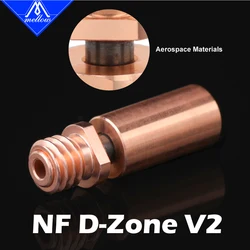 Mellow NF D-Zone V2 Chimera Extruder Kraken Dual Heat Break Copper & Aerospace 3D Printer Parts Goliath Hotend J-Head Throat