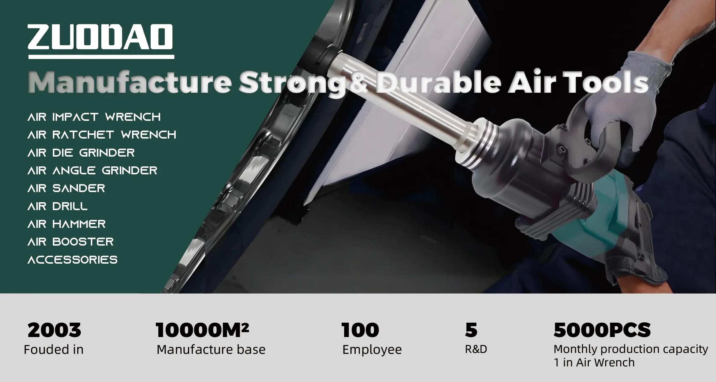 1 Inch Professional Industrial Pneumatic Wrench High-Torque 2800 N-m Heavy Tools OEM Air Impact Wrench - view 5