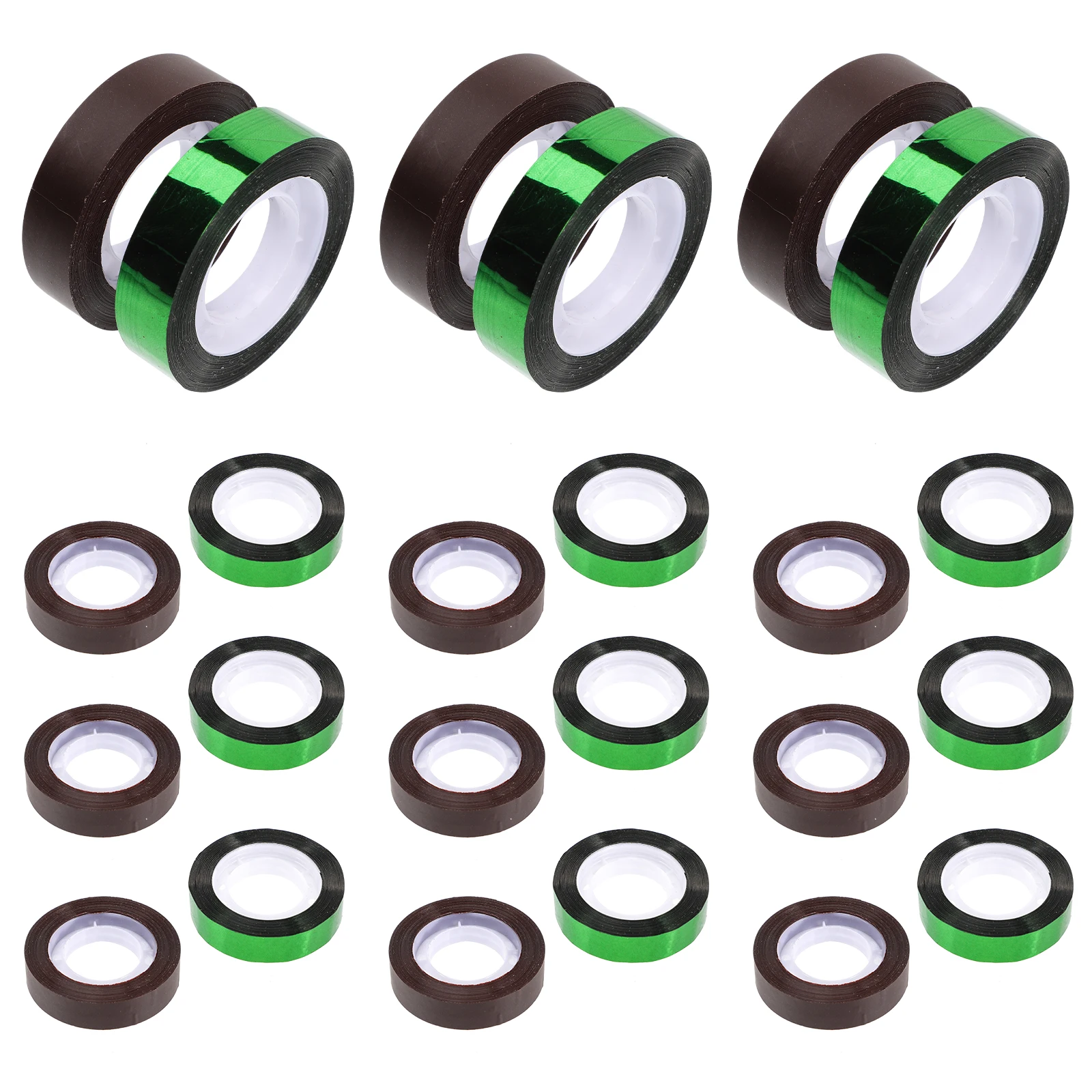 

20pcs Flower Tapes BOPP Waterproof Self Adhesive Ideal for Floral Crafts Arrangements Bouquets Wreaths Garden Plants Decorative