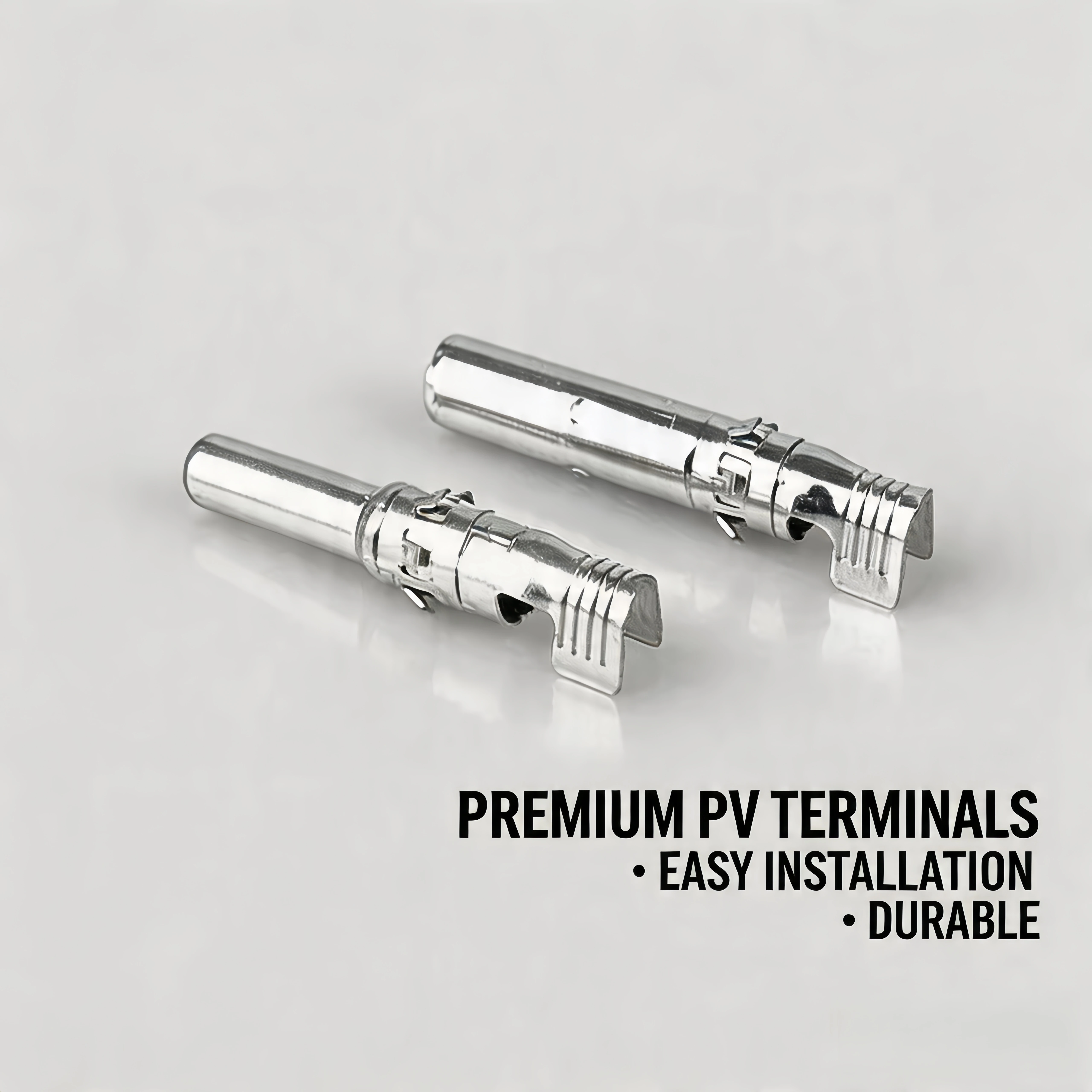 

10/50/100/500 Pair Solar PV Connector Pins, Male Female PV Cable Connectors with Mounting Brackets for Solar Energy Systems