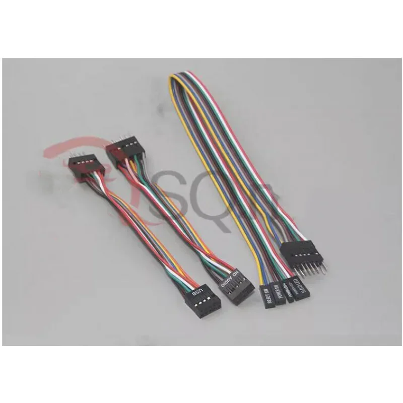 WYORESY para chasis Lenovo a Cable adaptador de placa base Regular Cable de Audio con interruptor USB *