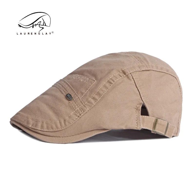 

Men's Beret Spring And Summer Cotton Peaked Cap Artistic Retro Leisure Advance Hats Women's British Painter Hat Fashion