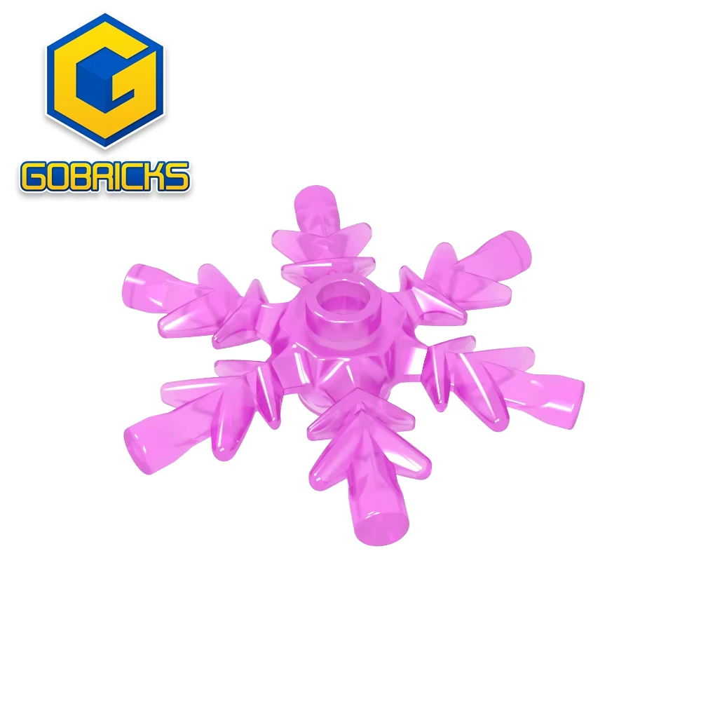 Gobricks GDS-M468 Snow Flake  4 x  4 compatible with lego 42409 Assembles Building Blocks children's toys