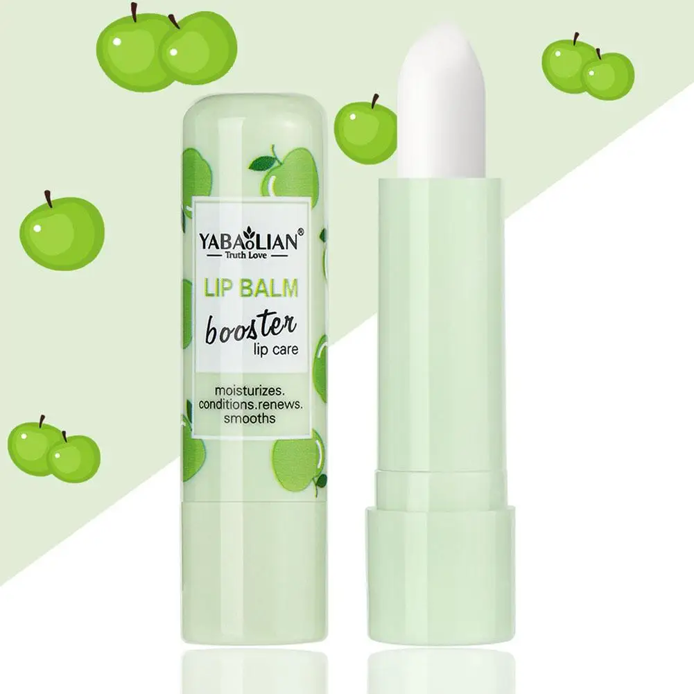 New Makeup Moisturizing Colourless Lip Balm Natural Plant Makeup Lip Lipstick Face Gloss Cute Fruit Sphere Embellish A7P6